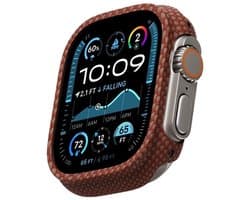 PITAKA Air Case Geschikt voor Apple Watch Ultra 3 / 2 / 1 49MM - Ultra Dun Hoesje - 600D Aramidevezels - Sunset