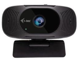 i-tec - Solomon 300 - Webcam - 4K - Privacy afdekking - Automatische beeldoptimalisatie - 1 microfoon - Laptop & PC - Streaming - Plug & Play