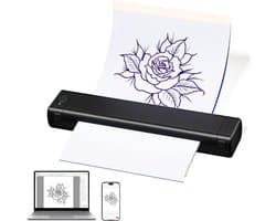 SVN® Professionele tattoo-printer - Thermische printer - Tattoo - sjabloonprinter - Zwart - ‎31cmx 7cmx 5cm