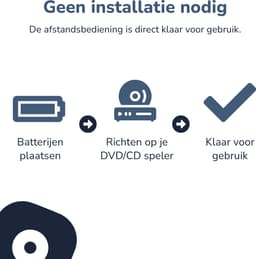 Bedienbaas DVD/CD Afstandsbediening - Geschikt voor Sony - RMT-D198A/RMT-D198P/DVP-SR serie — thumbnail 3