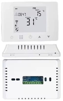 Zigbee Thermostaat | Opbouw | Wifi | Touchscreen bediening | Inbouw | Verwarmen | Tuya Smart Life | Wit — thumbnail 2