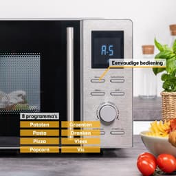 Magnetron met Grillfunctie RVS 20 Liter 700W — thumbnail 5