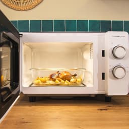 Magnetron 20 Liter - Compacte Oven - Snel Opwarmen - Plat Bodem Ontwerp - 45 x 36 x 26 cm — thumbnail 4