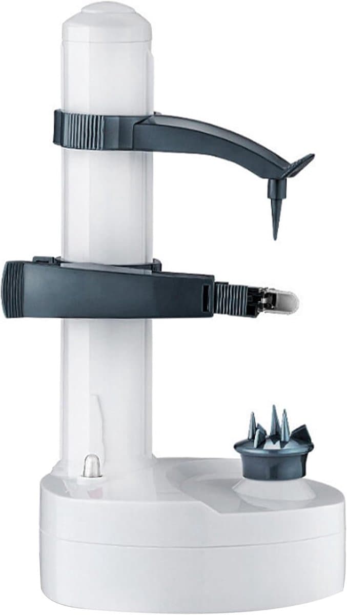 Elektrische Schilmachine - Groente Fruit Schillen - Snel en Gemakkelijk - Automatisch Balanceren - 30x15 cm - Wit — afbeelding 1