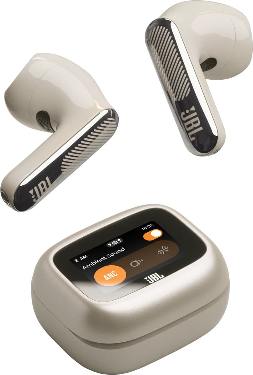 JBL Live Flex 4 Draadloze oordopjes met Noise Cancelling en Smart Case (2026) Champagne — afbeelding 1