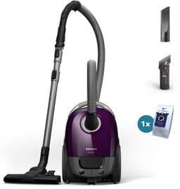 Philips Performer Compact 3000 Series XD3100/06 - Stofzuiger met Zak - Paars - + 2 Extra Mondstukken — thumbnail 2