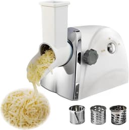Elektrische Kaasrasp - Groentesnijder Versnipperaar - Snel Bereiden - Food-Grade Materialen - 18x35x27.5cm — thumbnail 1