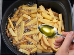 Luchtfriteuse XL - Airfryer - Gezond Frituren - 8 Programma's - 7 Liter - Zwart — thumbnail 5