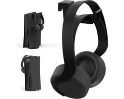 Hoofdtelefoonhouder - Hanger Steun - Gaming Setup - Minimalistisch Design - 41x33x90mm - Zwart