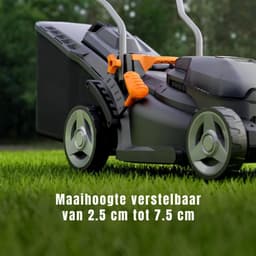 DnA® Grasmaaier Accu - Grasmaaier Elektrisch - Grasmaaier Benzine - Grasmaaier Benzine Zelftrekkend - Zwart - 114cm x 43cm x 107cm — thumbnail 2