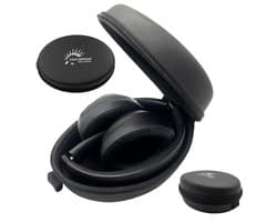 Techidna® - Koptelefoon Hoes Hardcase - Compacte Travel Case voor Inklapbare Koptelefoon - Schokbestendig & Waterbestendig - Zwart