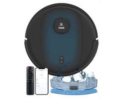 CleanWise Hans – Robotstofzuiger met Dweilfunctie & Oplaadstation – Dweilrobot – LiDAR Navigatie – 7000 Pa – HEPA 14 Filter – Tapijtherkenning – No-Go Zones – App & Spraakbediening (Google/Alexa) – Voor Huisdierharen – Nederlands Merk