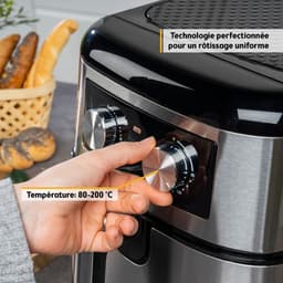 Grote heteluchtfriteuse 8 Liter met Timer en Antiaanbaklaag — thumbnail 3