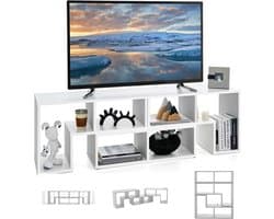 Vergrootbare TV-kast met Open Planken voor Televisies tot 165 CM