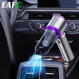 DIMICO - 2-in-1 autostofzuiger met blaasfunctie - Handstofzuiger voor auto en huis - 6000 mAh - Mini stofzuiger draadloos - Interieur reiniger — thumbnail 5