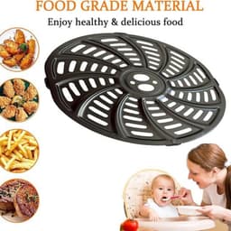 Vervangend rooster - Geschikt voor de 6QT Gourmia GAF698/GAF686 airfryer - 23,8 x 23 cm — thumbnail 1