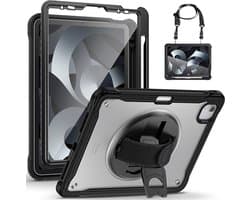 Robuuste Full Body iPad Case 11 inch met Screenprotector, 360° Standaard en Schouderriem