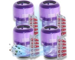 4 Stuks wasbare filters geschikt voor Dyson v11 v15 - SV14 SV15 SV17 SV22 SV28 SV47 +40x geurstaafjes vervangt: #970013-02 #97001302