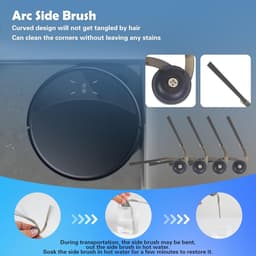 17 suks Accessoires - Geschikt voor Roborock Saros 10R stofzuiger - 1 hoofdborstel - 4 HEPA-filters - 4 stofzakken - 4 zijborstels - vervangingsonderdeel — thumbnail 5