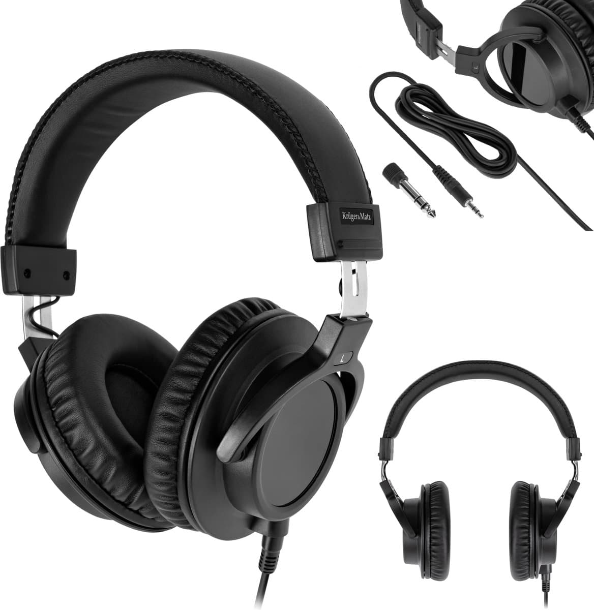 Krüger&Matz DJ Serie - Over-ear DJ Hoofdtelefoon - 50mm Neodym - 32 Ohm - 98 dB — afbeelding 1