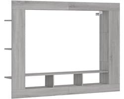 Landelijke TV Kast met Opbergruimte en Planken - Media Meubel