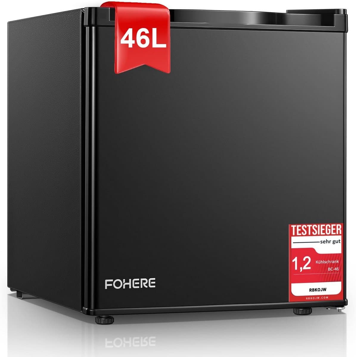 Compacte Mini Koelkast 46 Liter met Temperatuurregeling - Ideaal voor Kamer of Kantoor — afbeelding 1