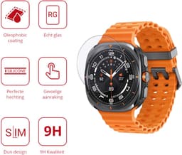 Rosso 9H Tempered Glass - Screen Protector Geschikt voor Samsung Galaxy Watch Ultra — thumbnail 3
