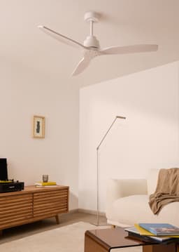 CREATE - Plafondventilator 40W silent Ø132 cm - Met Wifi - Met Afstandsbediening - 6 Snelheden - Timer - Zomer/Winter functie - Wit - WIND STYLANCE — thumbnail 4