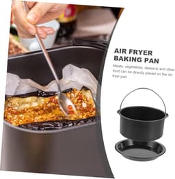 1 Set Airfryer Bakpan-Antiaanbak-Airfryer Cakevorm-Mand-Geschikt voor Meerdere Kookgelegenheden-Hittebestendig-Herbruikbaar-Geschikt voor Kip-Burger-Vis etc. — thumbnail 5