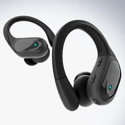 Draadloze hoofdtelefoon Bluetooth 5.1 zwart — thumbnail 2