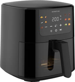 Inventum GF502HLDB Airfryer - 5L - Kijkvenster - 11 programma's - 70-200 °C - Tot 5 personen - Zwart — thumbnail 6