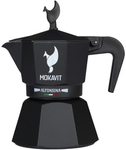 Mokavit Alfonsina – Percolator – Inductiegeschikt – Aluminium – 3 Kopjes – Italiaanse Koffiezetter — thumbnail 2