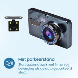 Living Needs - Dashcam voor auto voor en achter - Full HD met 170° zicht - Met nachtzicht en parkeermodus - 32GB SD-kaart voor dash cam — thumbnail 3
