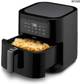 RFWR® XL Heteluchtfriteuse met 5,3 liter mand, 2150W en 9 automatische programma's voor vetvrij frituren — thumbnail 1