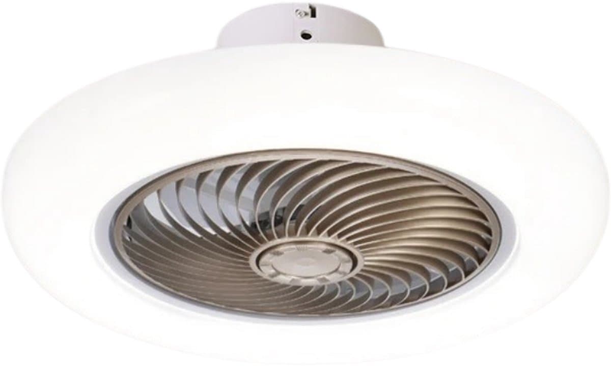 Livano Plafondventilator - Met Verlichting - Plafond Ventilator - Met Lamp - Plafonniere Met Ventilator - Met Licht - Goud - 45cm — afbeelding 1