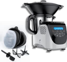 All-in-1 Foodprocessor - 1000W - LED Touchscreen - Chopper - Juicer - Blender - Mixer - Weegschaal - Sous-Vide - 10 Snelheden - Inclusief Meerdere Accessoires — thumbnail 1