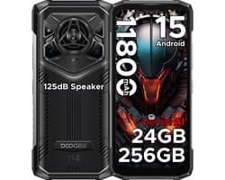 DOOGEE Blade 20 Pro - Robuuste Smartphone - Robuuste Telefoon - 24GB RAM + 256GB ROM（2TB/TF) - 11800mAh/18W - 6.6 Inth HD+ IPS+90Hz - 125dB Luidsprekers - Nachtzichtcamera - Face ID - Triple card slot - Zilver