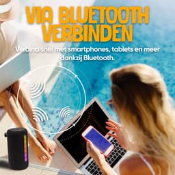 Denver Bluetooth Speaker Draadloos - Lichteffecten - Muziek Box - TWS Pairing - BTL330 — thumbnail 2