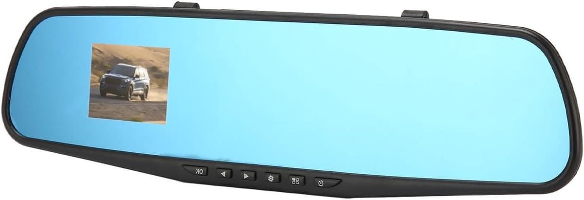 SVG commerce Achteruitkijkspiegel Dashcam 24 Inch | 1080P | Dubbele Camera | Nachtzicht | G-sensor | Parkeerhulp | Parkeermonitor - Auto/vrachtwagen — afbeelding 1