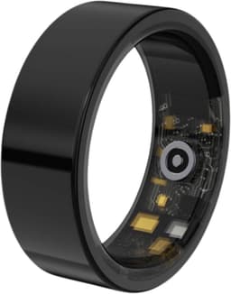 Lacardia Smart ring - Slimme ring - Zwart - Maat 9 - Beschikbaar voor android en IOS - Eigen app - Unisex voor Dames & Heren — thumbnail 1