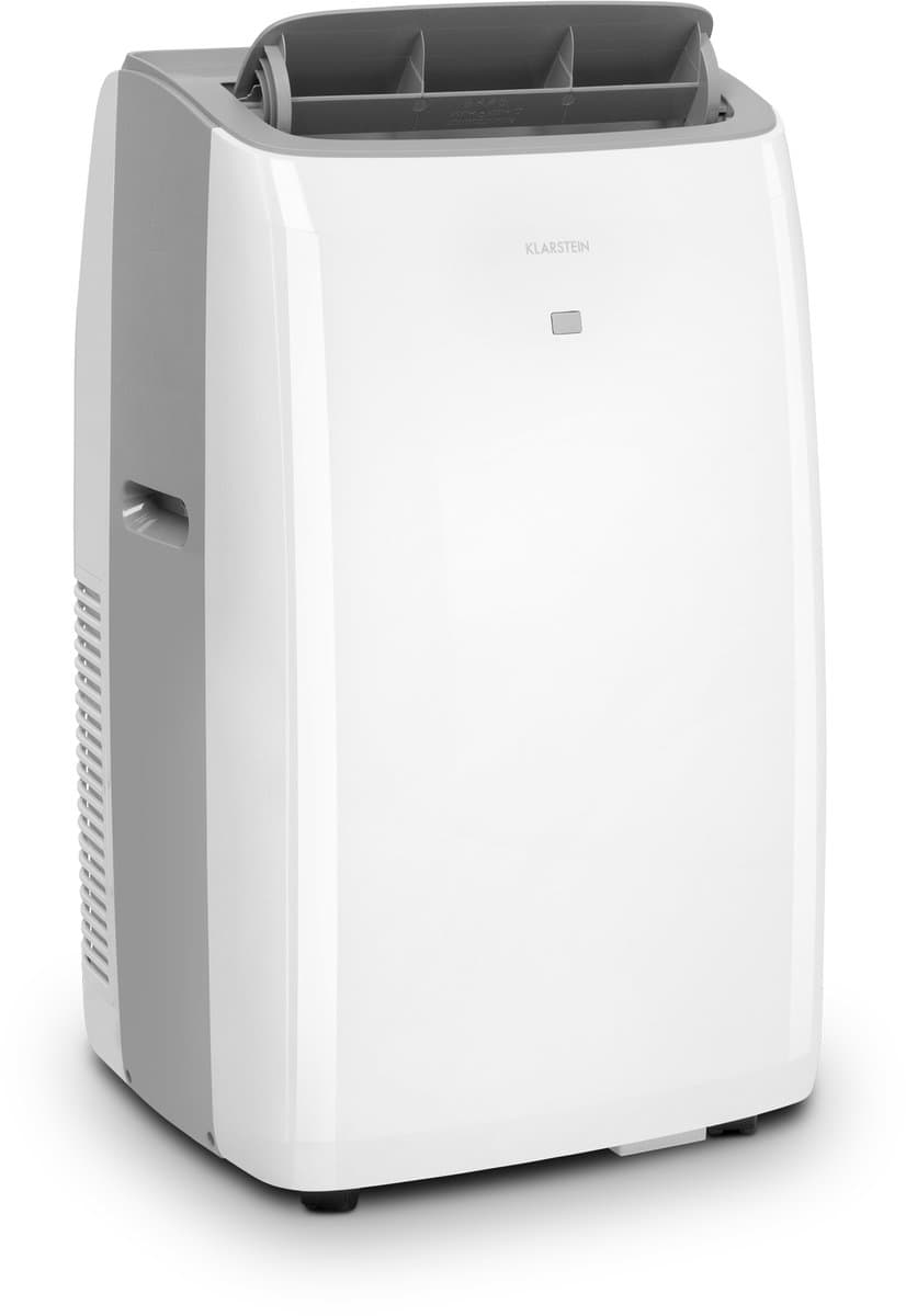 Klarstein Mobiele airconditioner met luchtafvoerslang, 4-in-1 airconditioner, ventilator, luchtontvochtiger & nachtmodus, kleine & draagbare airconditioner voor thuis & op kantoor, laag verbruik, 14000BTU,1 kW voor 65 m² - Afstandsbediening — afbeelding 1