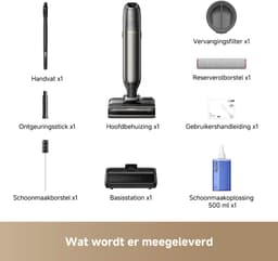 MOVA M50 Ultra – Opvouwbare 2-in-1 Vloerreiniger voor Nat & Droog - 22.000 Pa Zuigkracht - 100 °C Zelfreiniging - Draadloos & Flexibel Design — thumbnail 5