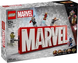 LEGO Marvel Super Heroes - MARVEL logo en minifiguren Constructiespeelgoed — thumbnail 1