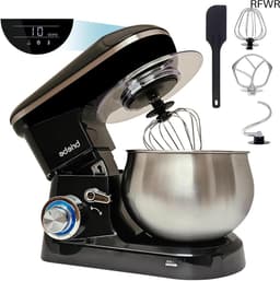 RFWR® Professionele Keukenmachine 1800W met 5L Kom, 6 Snelheden en Pulsfunctie — thumbnail 1