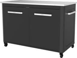 Cozze® Outdoor Kitchen - Buitenkeuken BBQ Station - Verrijdbaar - Opklapbare Zijtafels - Met Opbergruimte — thumbnail 1
