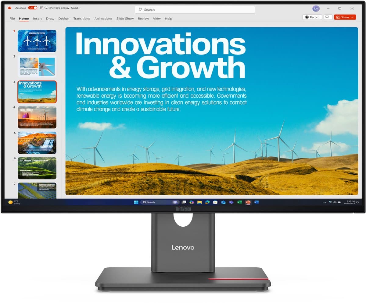 Lenovo ThinkVision P24QD-40 Monitor — afbeelding 1