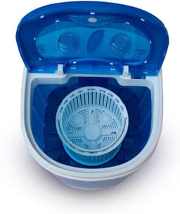MKSS® Mini Wasmachine met Centrifuge - Voor Kleine Wasgoed - Meerdere Programma's - Wit — thumbnail 9