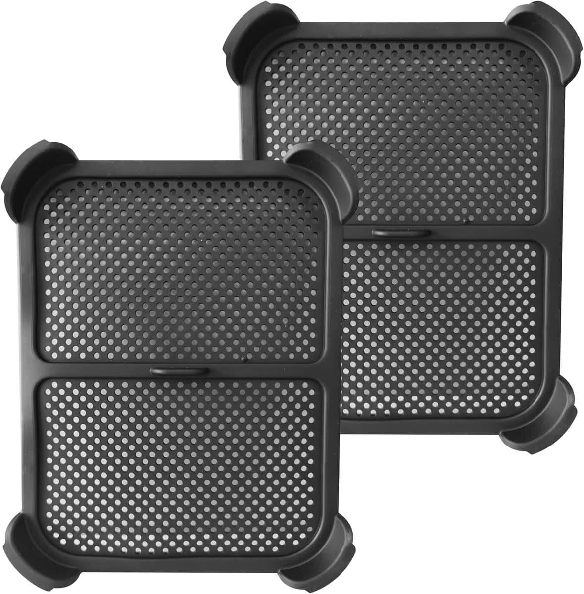 Herbruikbare siliconen spatbescherming voor Ninja AF300 heteluchtfriteuse - set van 2 - accessoires voor luchtfriteuse — afbeelding 1