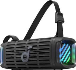 soundcore Boom 3i van Anker - Robuuste outdoorluidspreker - Bluetooth-luidspreker - Waterdicht IP68 - 50W BassUP 2.0 - Geluid - Bluetooth 5.3 - 16 uur speeltijd - Lichtshow + TWS-stereo - Kajakken - Vissen - Kamperen — thumbnail 1