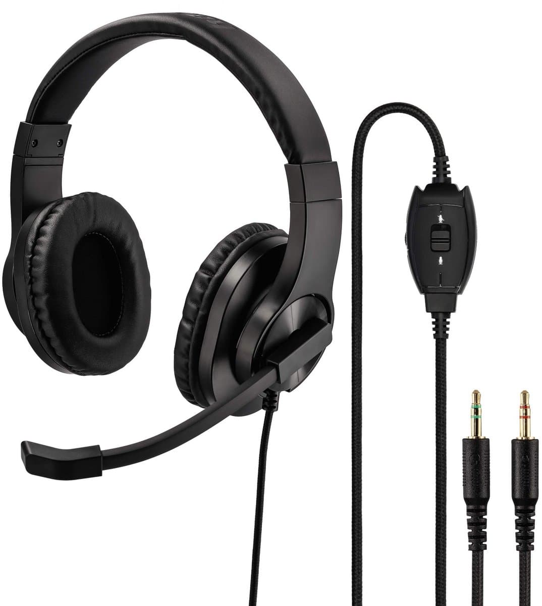 PC-Office-headset HS-P300, stereo, zwart — afbeelding 1